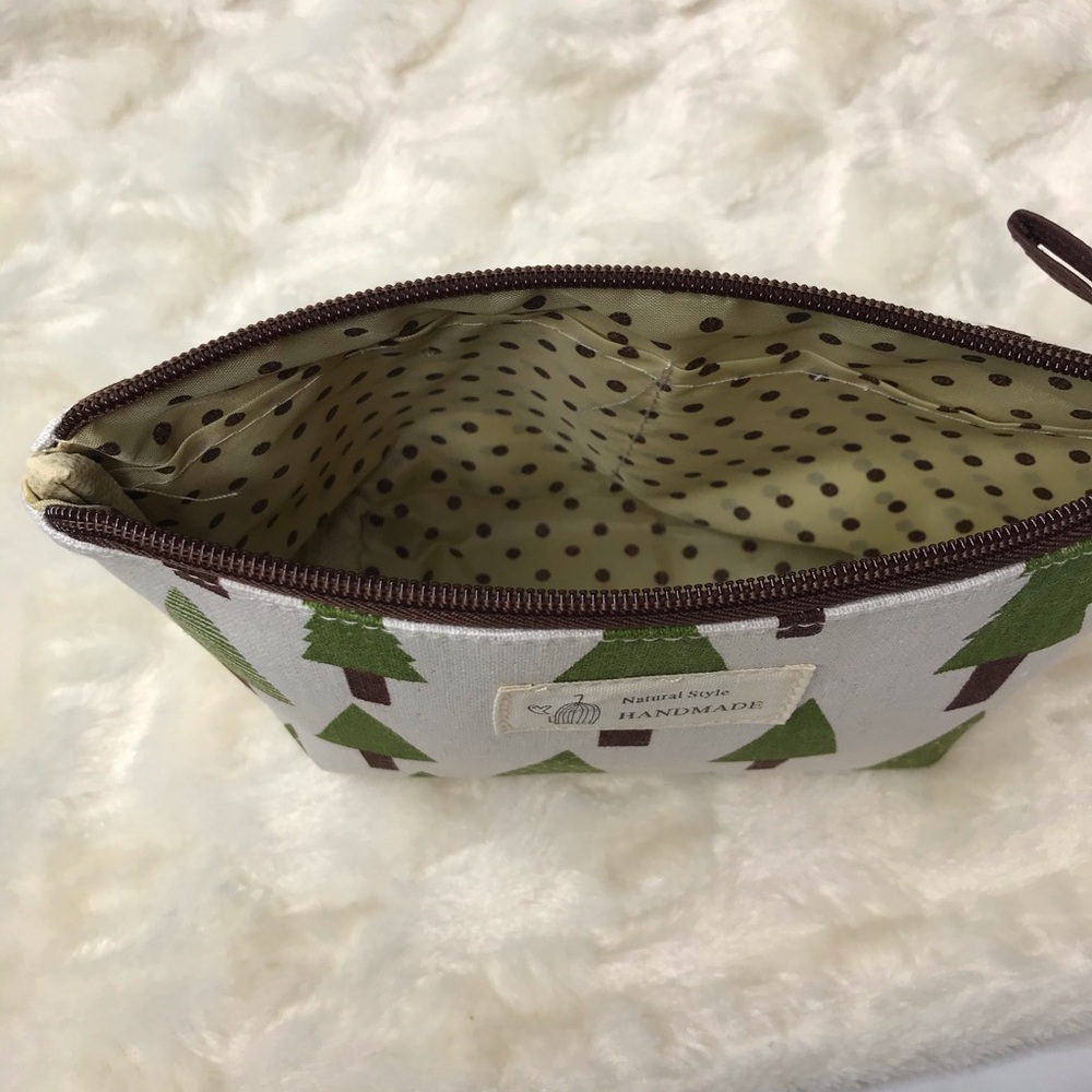 NATURAL STYLE HANDMADE TREES COSMETIC BAG - Picture 8 of 8